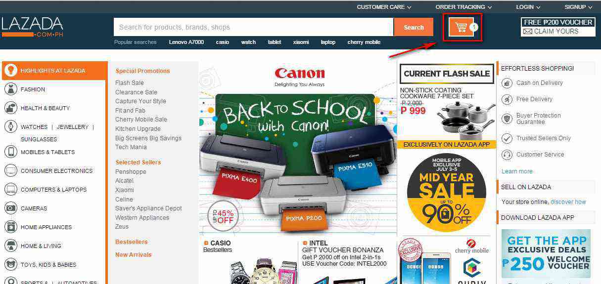 Lazada Orders & Payments - Placement Process & Payment