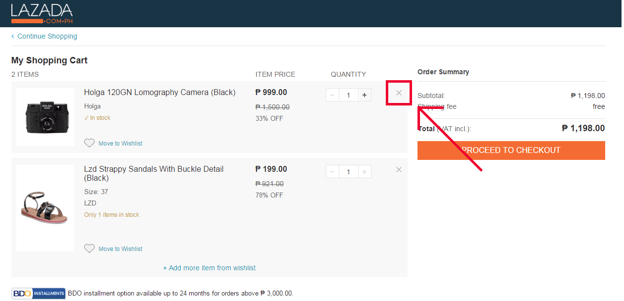Lazada Orders & Payments - Placement Process & Payment