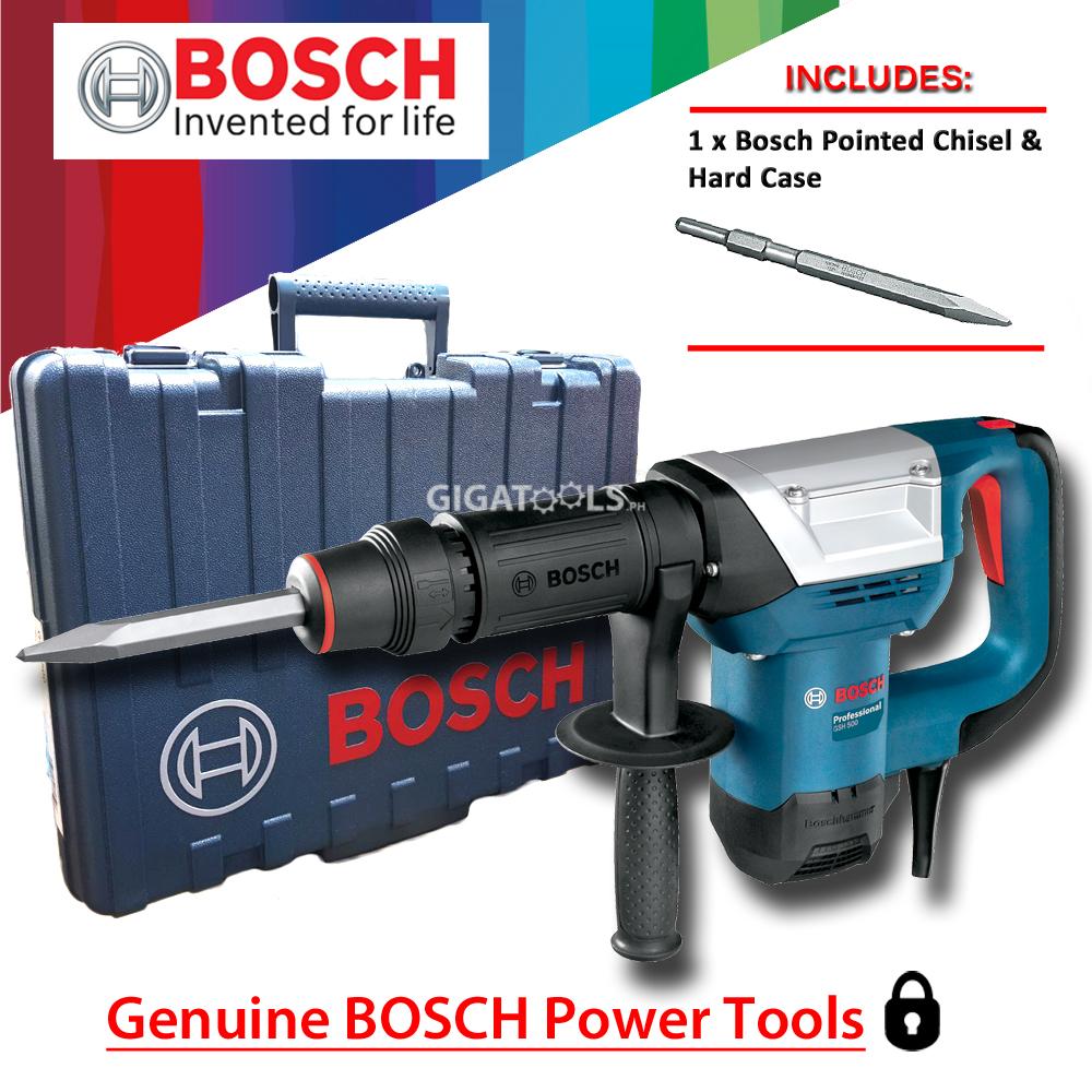 bosch gsh 500 demolition hammer / chipping gun 17mm hex (1,025 w