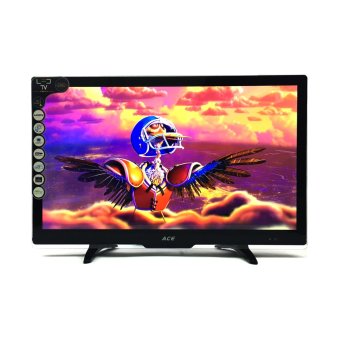 Ace 24 Super Slim Full HD LED TV Black LED-802 (Tempered Glass)