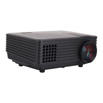 Ansee 2015 New Portable Real 1080P Lumens Mini Projector 120 Black