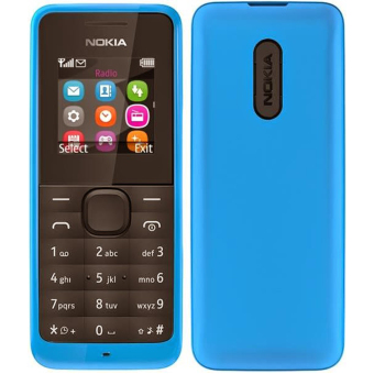 Nokia 105 8MB ROM cell phone-Cyan