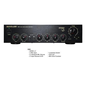 Kevler Professional GX5 High Power Videoke Amplifier 600W x 2 (Black) Kevler Professional GX5 High Power Videoke Amplifier 600W x 2 (Black)