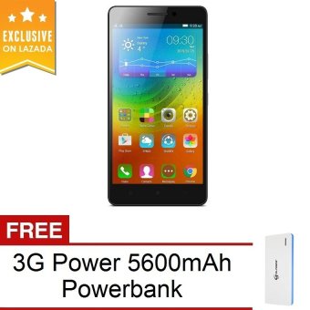 Lenovo A7000 Plus 16GB (Black) with Free 3G Power 5600mAh Powerbank