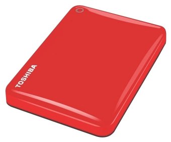 Toshiba Canvio Connect II V8 1TB USB 3.0 Portable Hard Drive (Rocket Red)