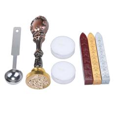 niceEshop Gift Box Stamp Seal Sealing Wax Vintage Classical Old-fashioned Antique Wax Seal Stamp