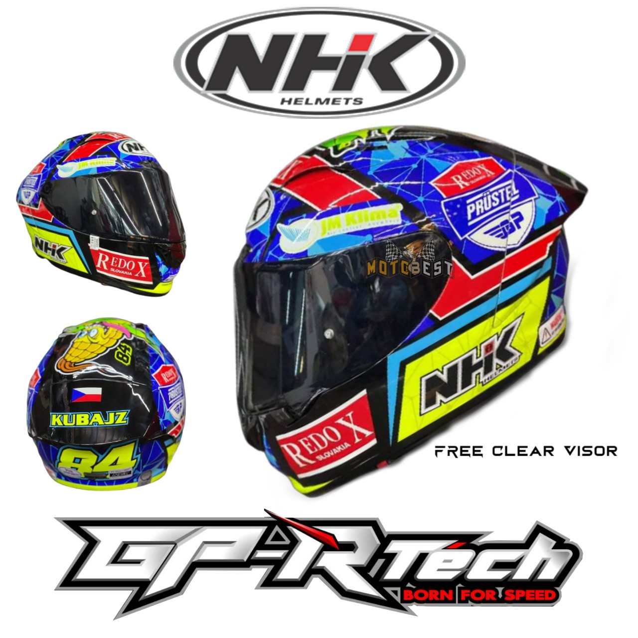 NHK Helmets Philippines NHK GPR Tech MotoGP Racing Helmet Riders Design