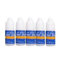5 Pcs/Set Nail Glue Use for Rhinestones Nail Stickers False Tips - intl Philippines