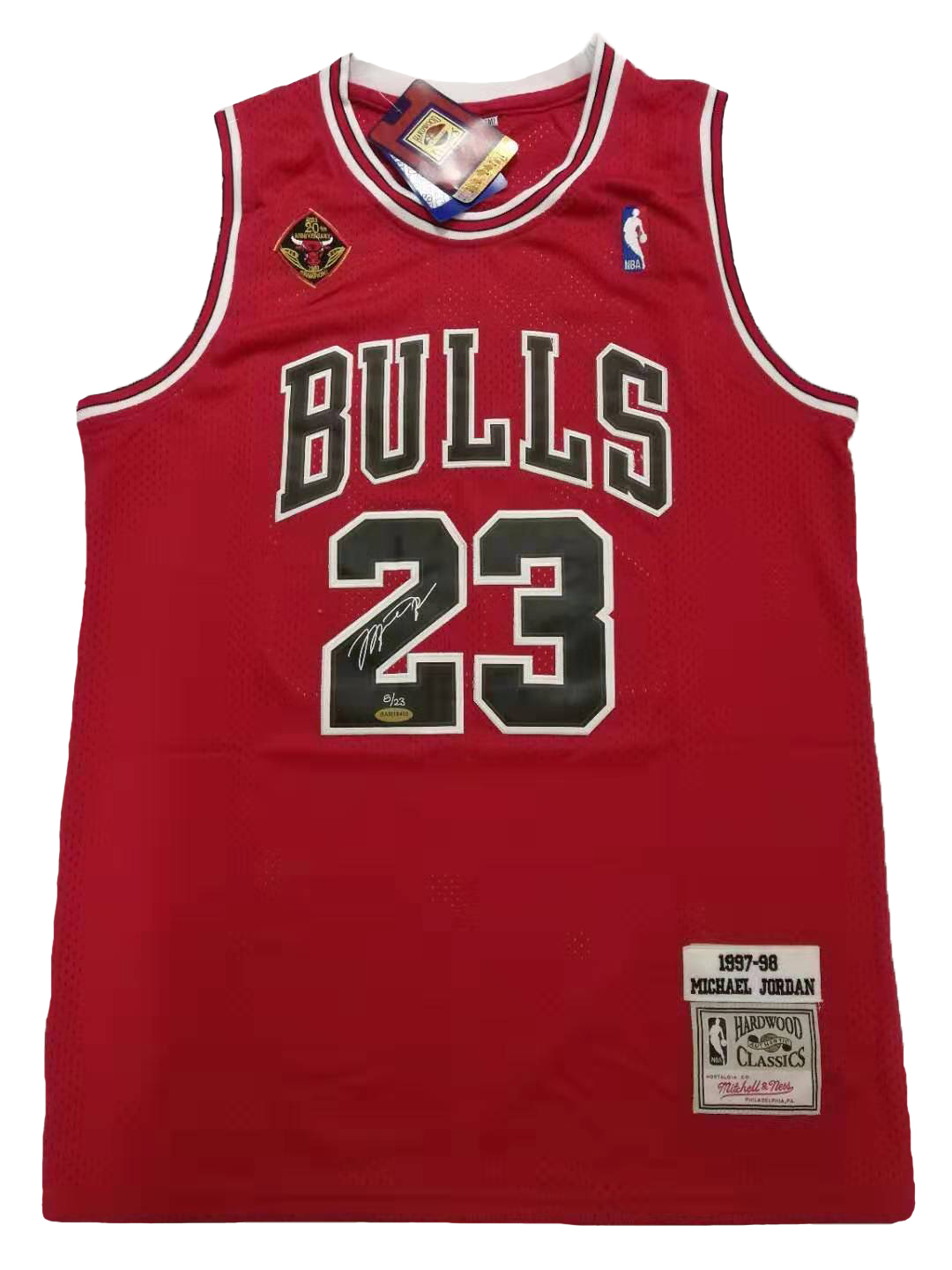 Vintage Champion Nba Chicago Bulls Jersey Jordan Late S Size Large