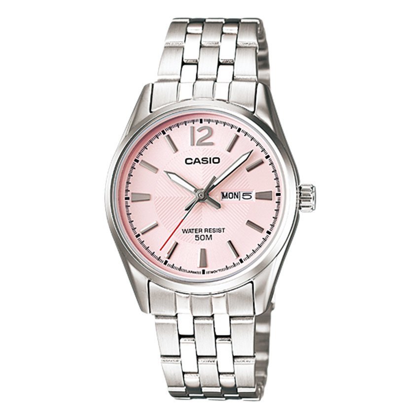 casio ladies silver watch