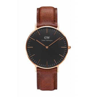 Daniel Wellington Classic Black St. Mawes 36mm Rosegold Watch