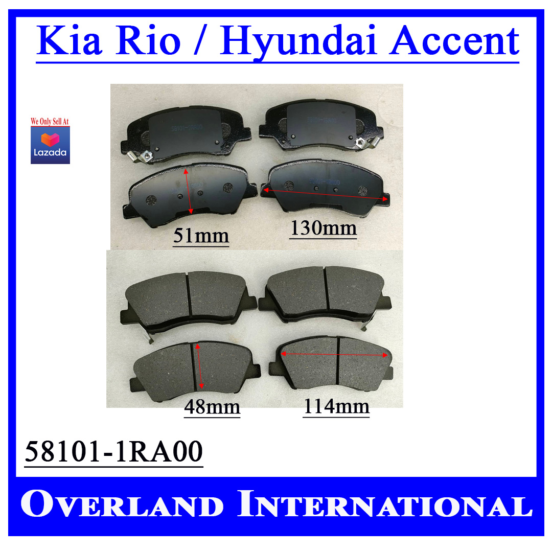 Brake Drum Duraplusプレミアムブレーキドラムシューズ リア フィット03 05 KIA RIO 4ホイールABS