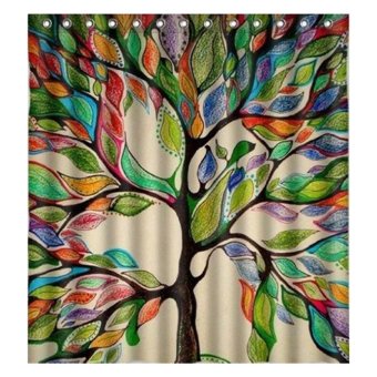 Big-Big-Aas BolehDeals Shower Curtain Bath Waterproof Polyester Fabric BigColorful ...