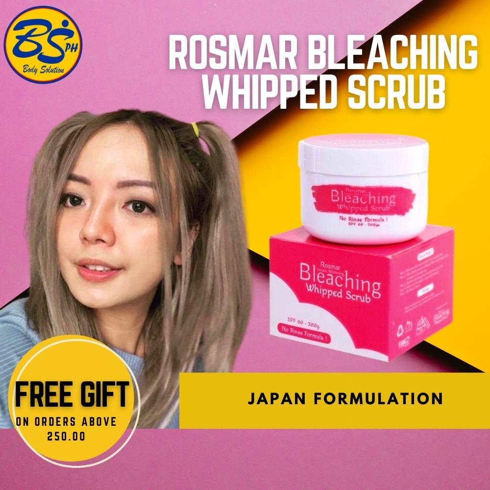 Original Rosmar Instant Whitening Bleaching Whipped Scrub Rosmar Lotion