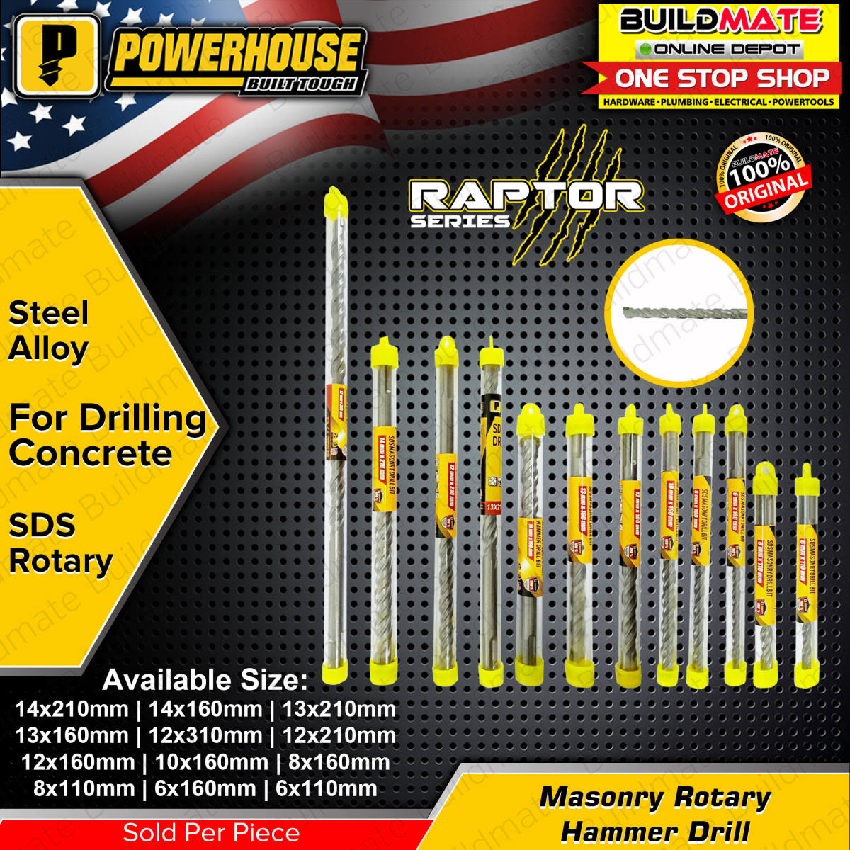 Presyo Ng Nicholson Masonry Drill Bit Sold Per Piece Buildmate Price