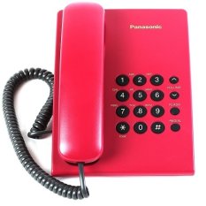 Image result for PANASONIC INTEGRATED DESKTOP PHONE KX-TS500 RED