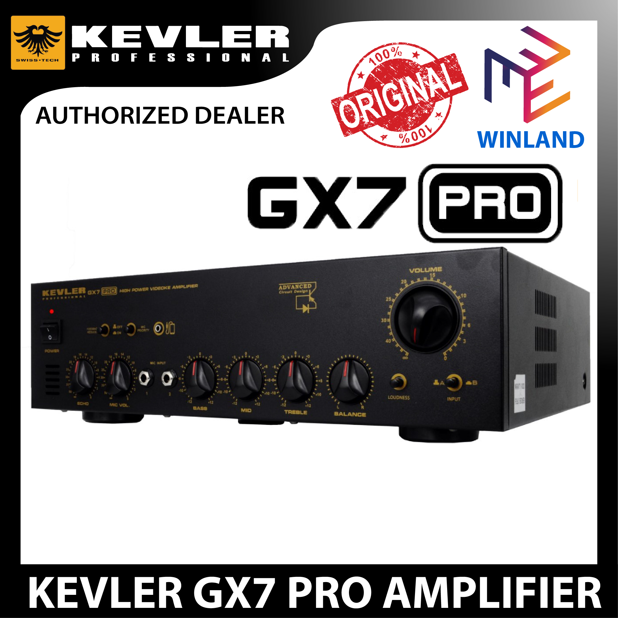 Kevler GX7 PRO Videoke Amplifier (800W x 2)