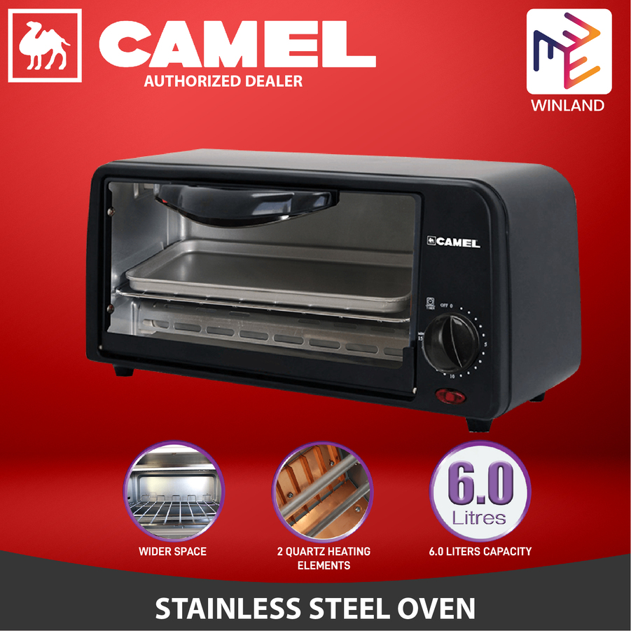 CAMEL Stainless Steel Oven Toaster with LED Indicator