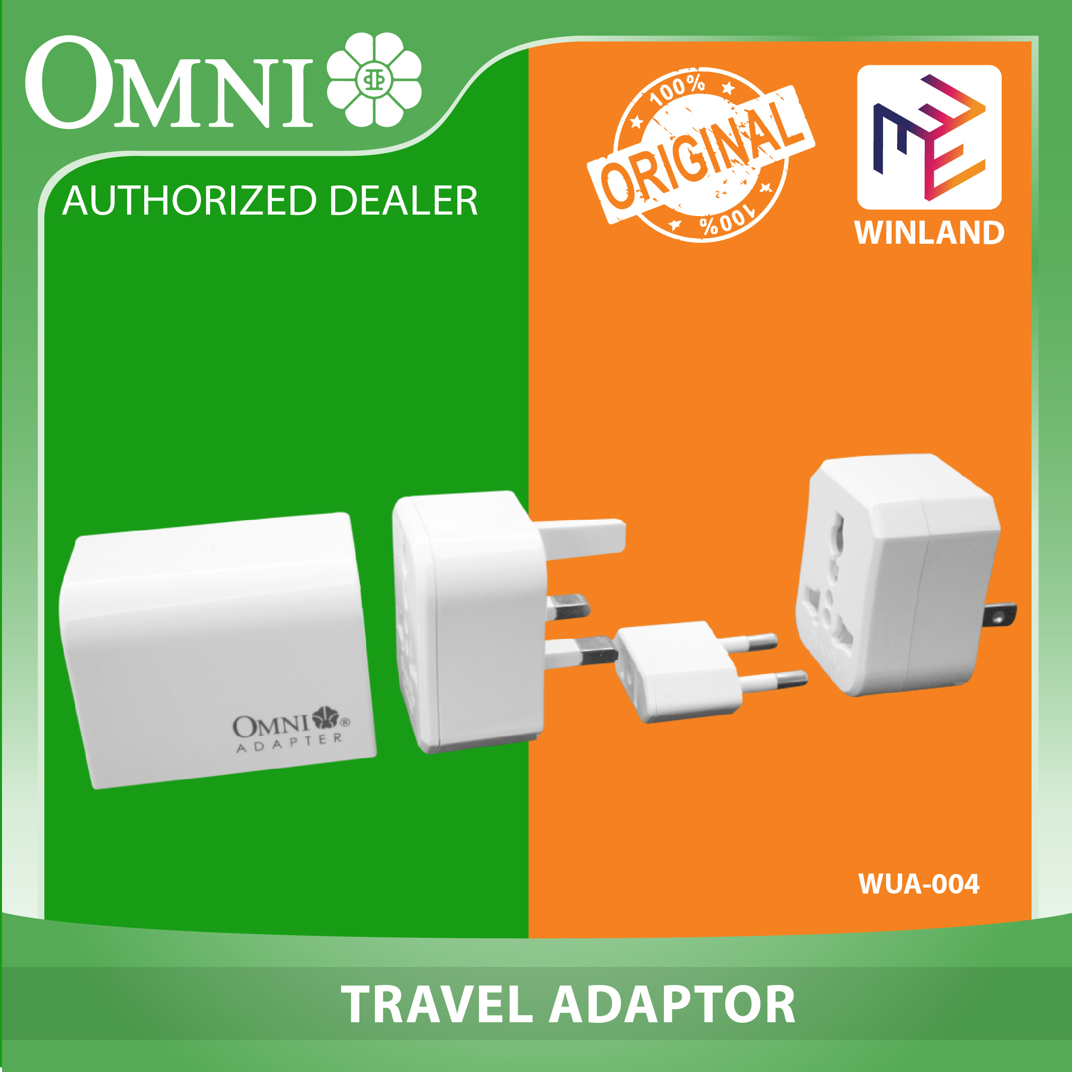 Winland Nano Universal Travel Adapter Plug - WUA-004