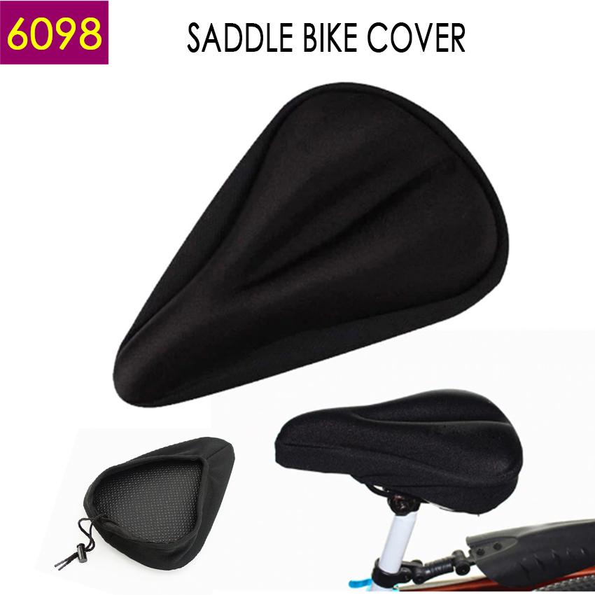 6098 Cycling Mtb Mountain Bike Bicycle Saddle Seat Cover Pad Cushion Silicone Gel Thick Soft Cycling Saddle Seat Bicycle Accessories By Elena Accessories