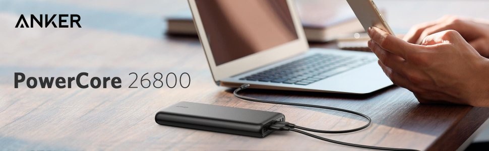 Anker PowerCore 26000 Portable Charger, 26800mAh Power Bank - Tech Smart  Philippines