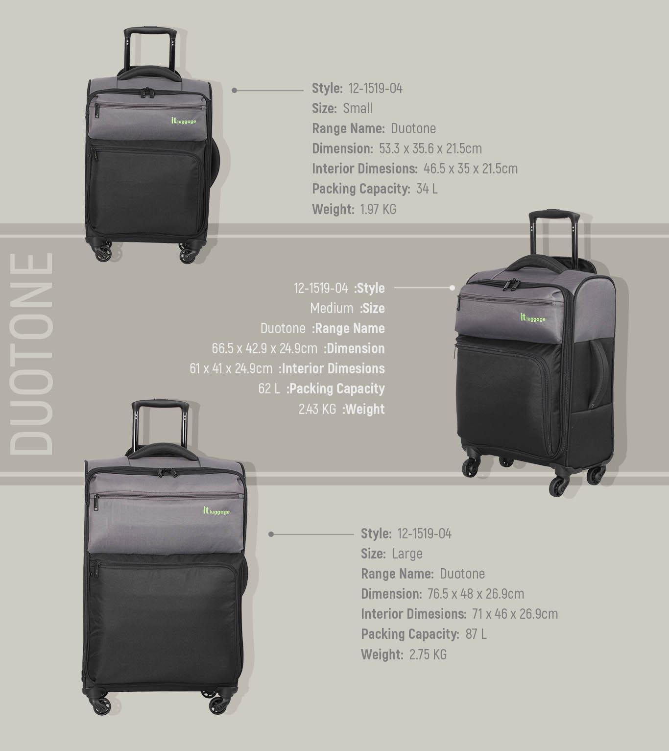 it luggage duo tone