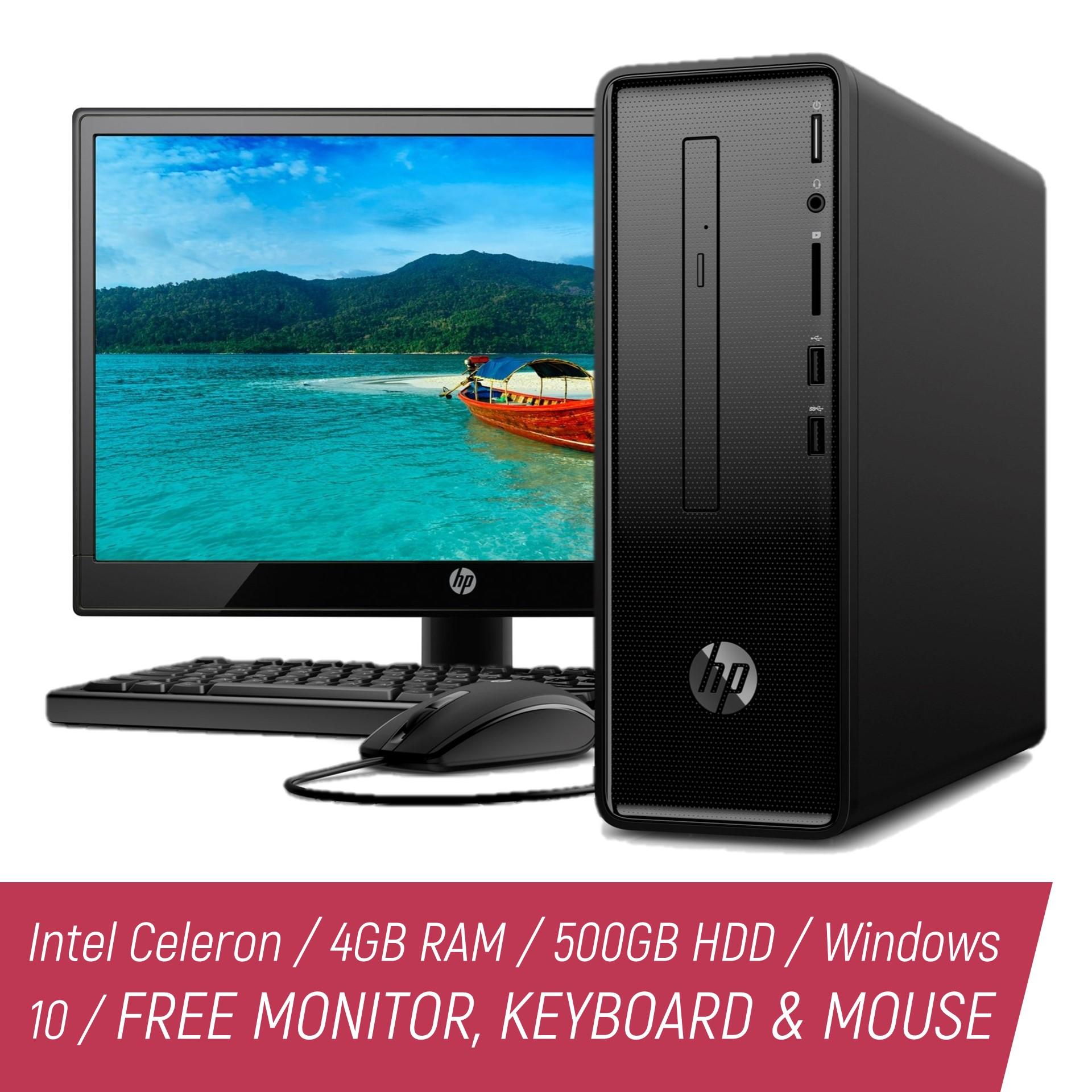 Hp Pc Philippines Desktop Computers For S Reviews Hp Slimline Desktop 290 A0003d Intel Celeron 4gb Ram 500gb Hdd