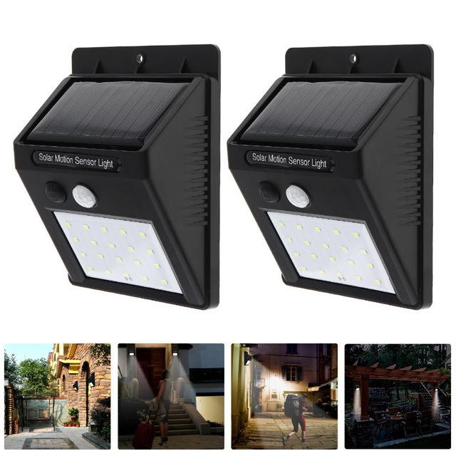 Outdoor Lighting For Lights S Brands Review Set Of 2 Sensor Wall Light 20 Led Outdoor Waterproof Rechargeable Solar Power Pir Motion Garden