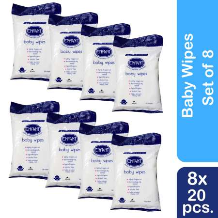 Enfant Baby Wipes 20 Sheets Set of 8