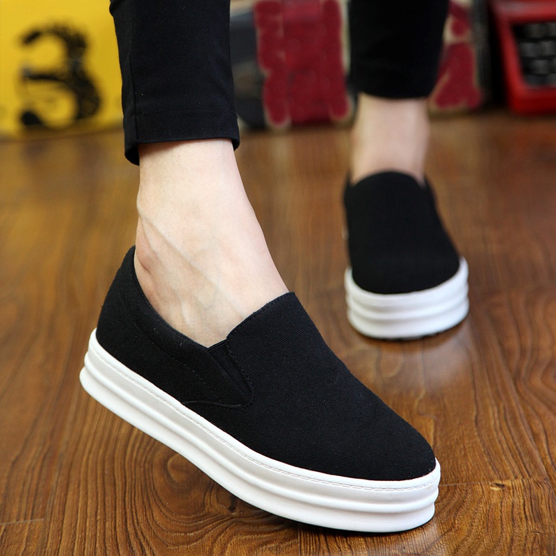 platform slip on loafers