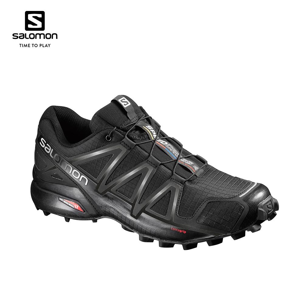 Salomon Speedcross 4 Men's Running Shoes (Black) 383130