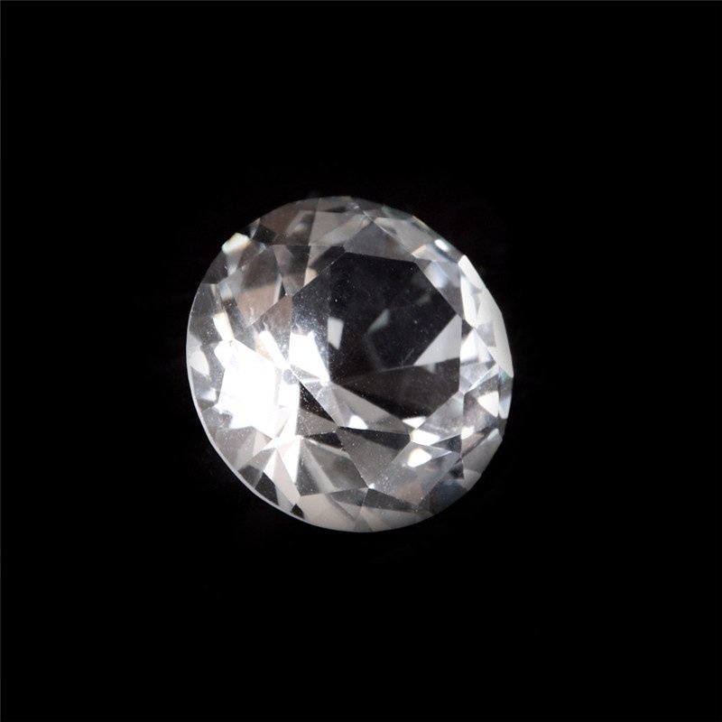 New Glass Crystal Diamond Shape Paperweights Facet Jewel Wedding Decor Gift 30mm