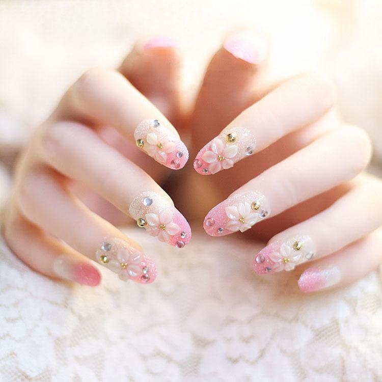 O-New 24pcs French False Nails Tips Art Fake Nail with Glue Philippines