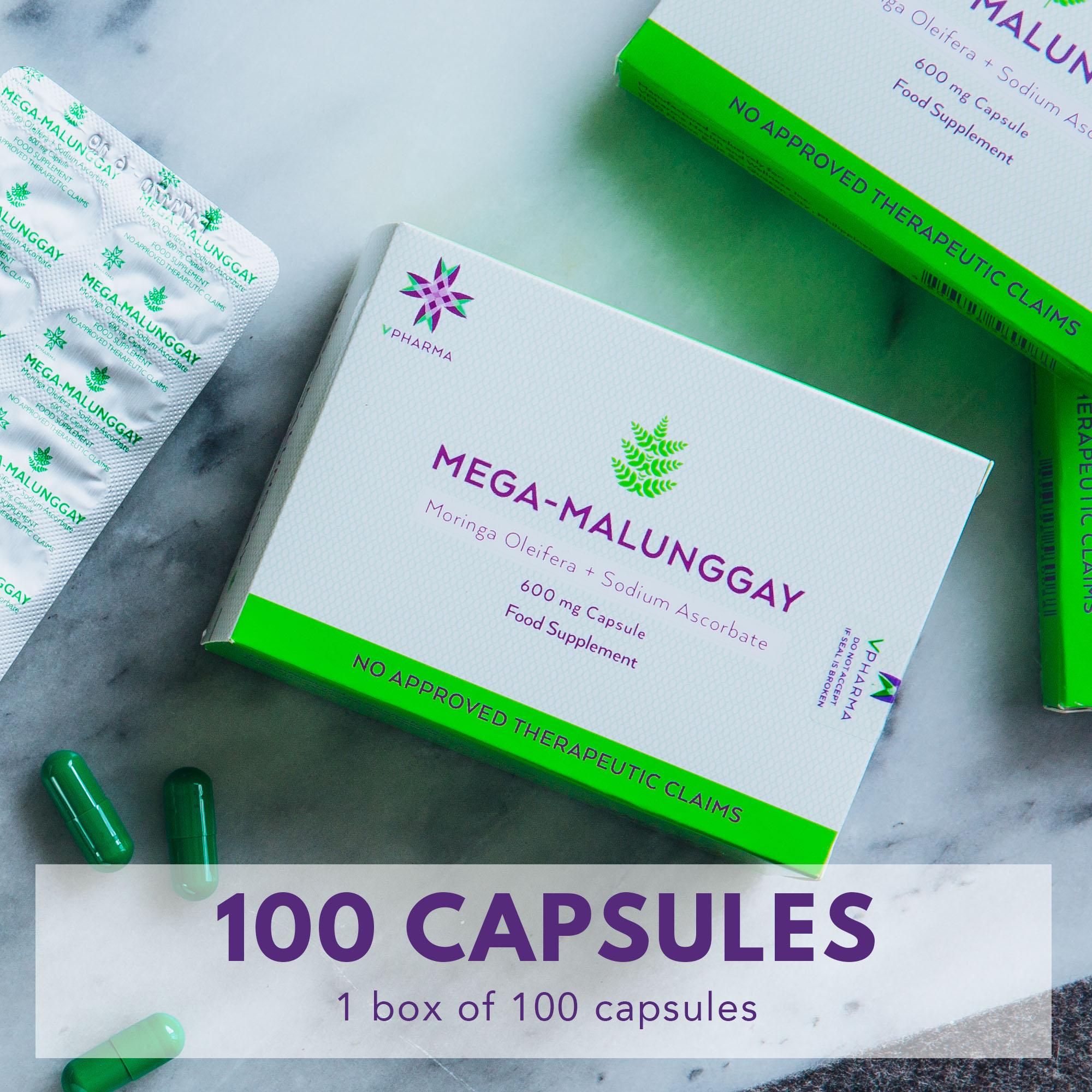 Vpharma Philippines Price List Malung Capsule Vco Vpharma Mega Malung Capsules Moringa Oleifera Sodium Ascorbate 100
