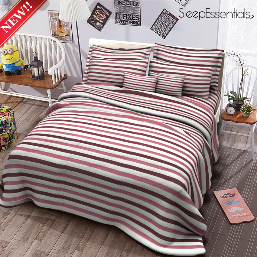 Beddings For Bed Items S Brands Review In Philippines Sleep Essentials 3in1 Bedding Set Printed Bedsheet 2 Pillowcases 1 Fitted Sheet Fyonae
