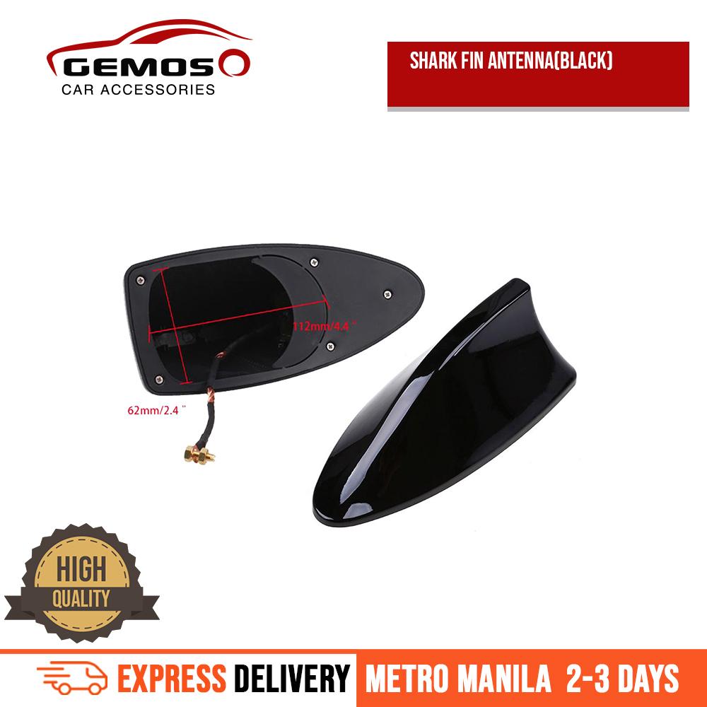Car Antenna Shark Fin(black) Antenna Radio Fm Signal Aerials By Gemos Car Accessories