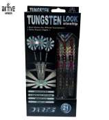 Tungsten Look Steeltip Darts - Assorted Colors, 21g