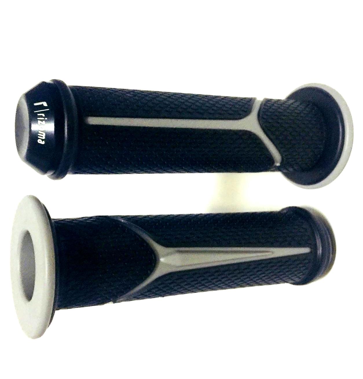 Rizoma Motorcycle Rubber Gel Universal Handle Bar Grip (grey) By Motor Access