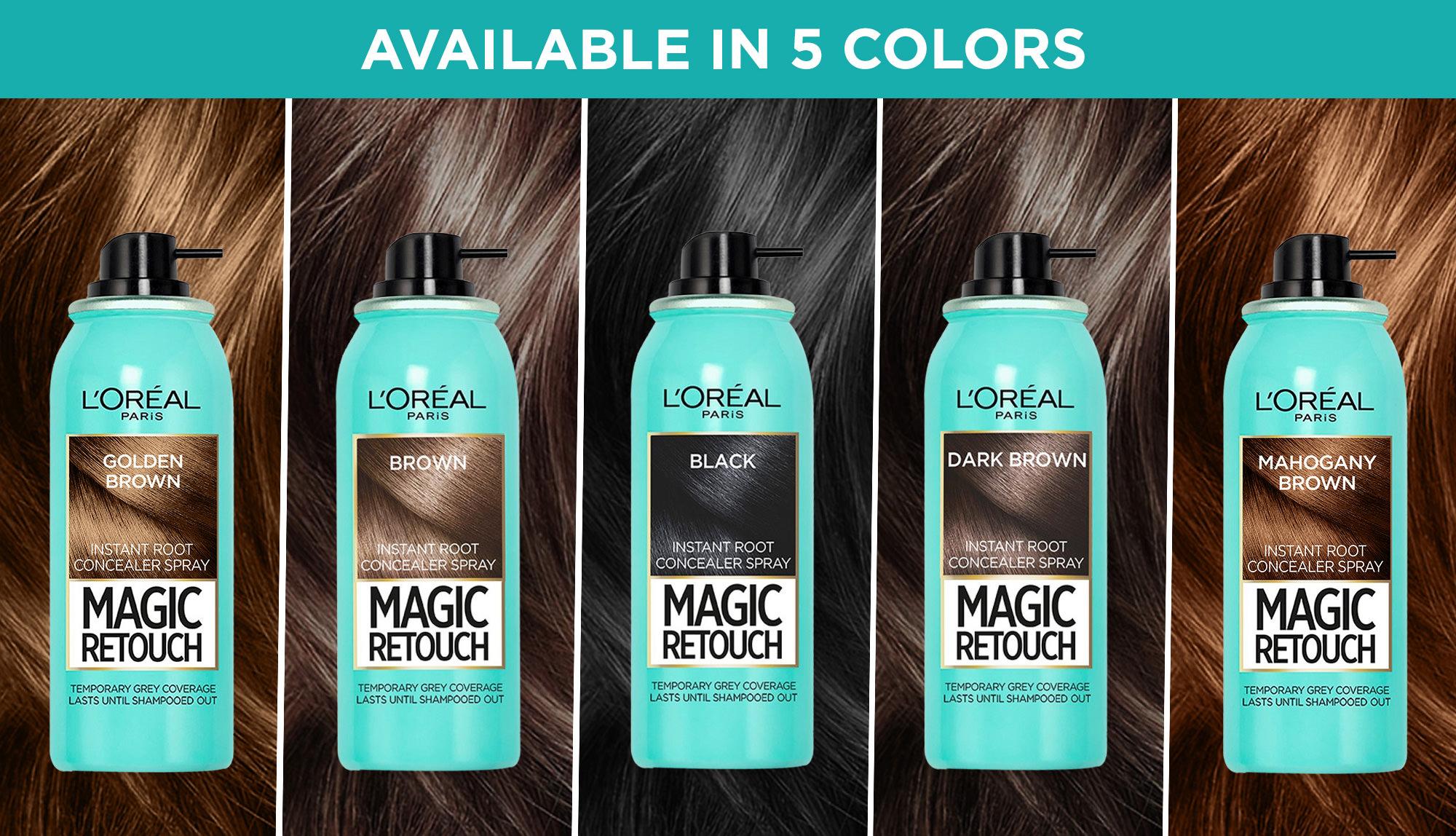 L oreal magic. Лореаль Magic Retouch краска для волос. Magic Retouch палитра цветов. L'Oreal Magic Retouch палитра.