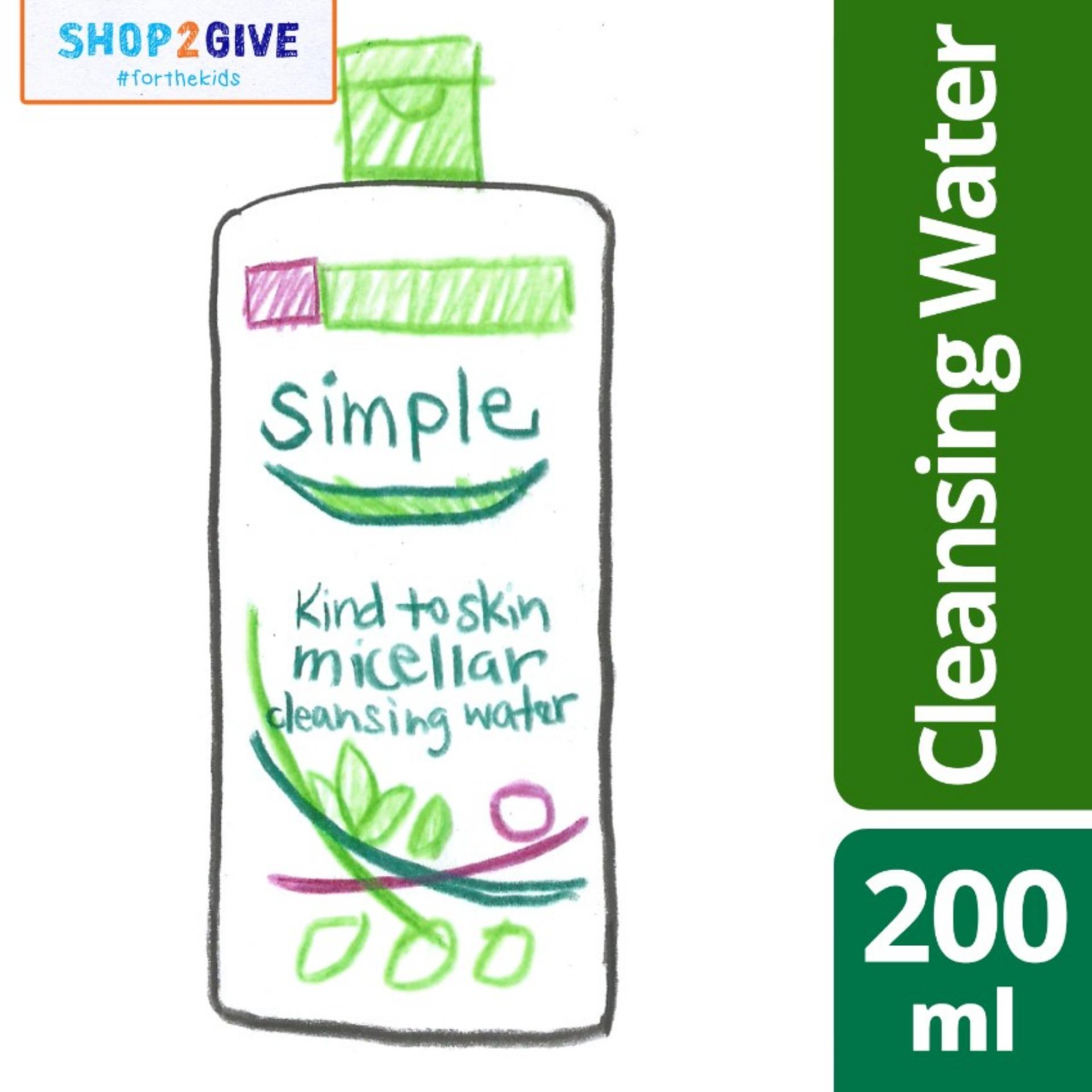 Makeup Remover brands Makeup Wipes on sale prices set & reviews Simple Micellar Water 200mL