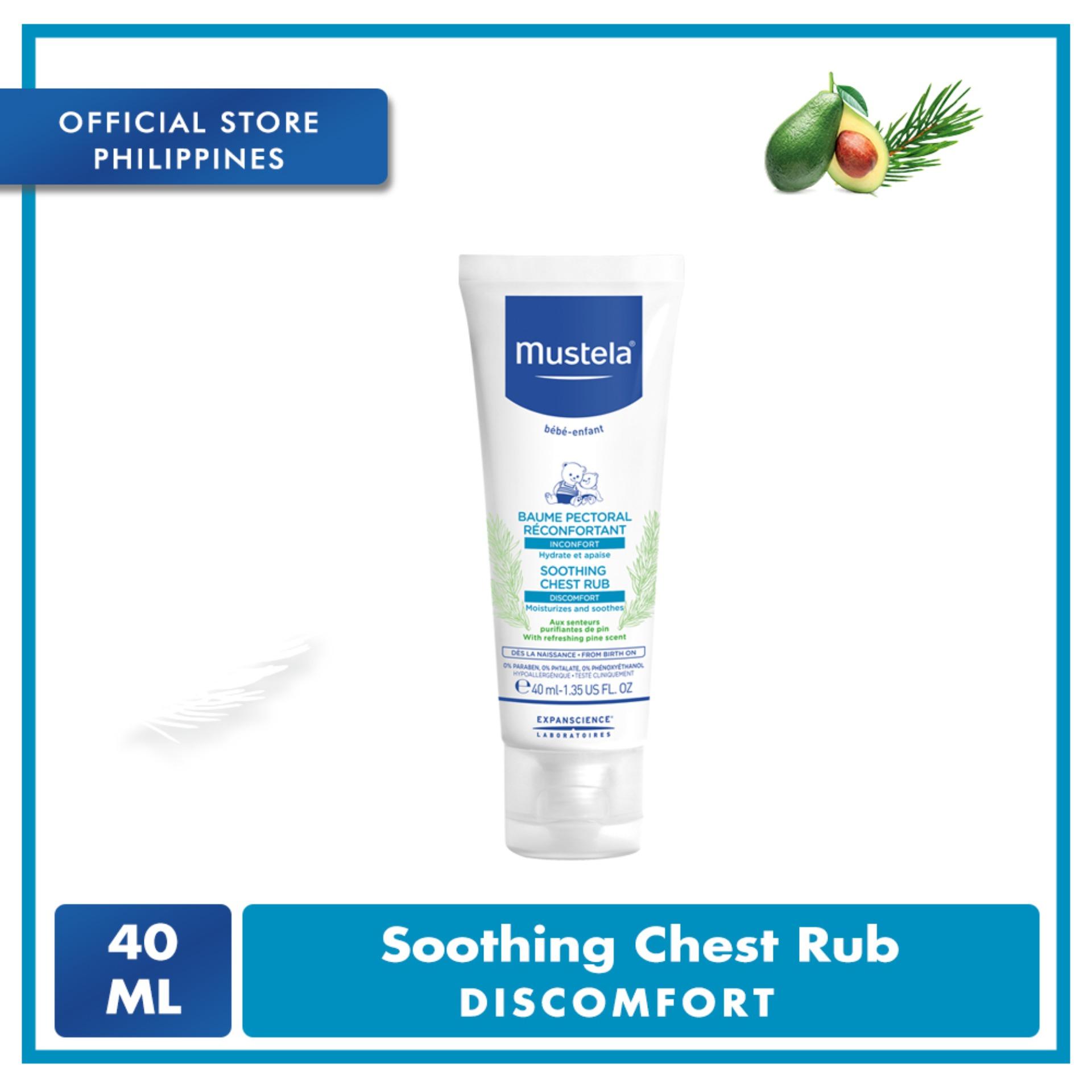 Mustela Soothing Chest Rub 40ml By Mustela Philippines