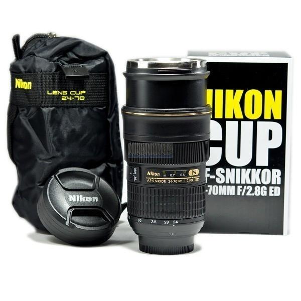 Nikon Zoom-Able Lens Afs 24-70mm F/2.8 Stainless Coffee Mug By Fashion.lee