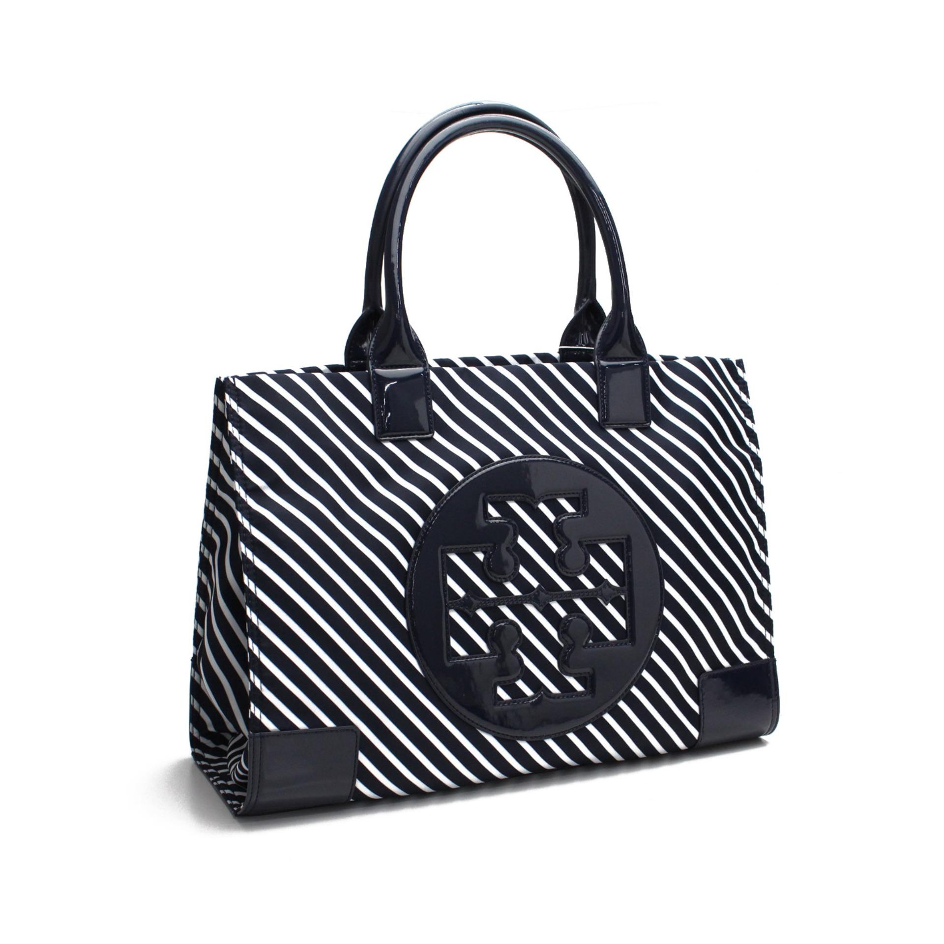 Tory Burch Philippines: Tory Burch price list - Watches, Satchel Bag ... Tory Burch - Ella Tote Bag (White Stripes) (Authentic)