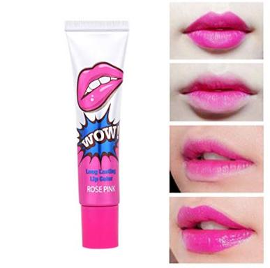 COD Best Seller Wow Lip Tattoo TInt Rose Pink Philippines