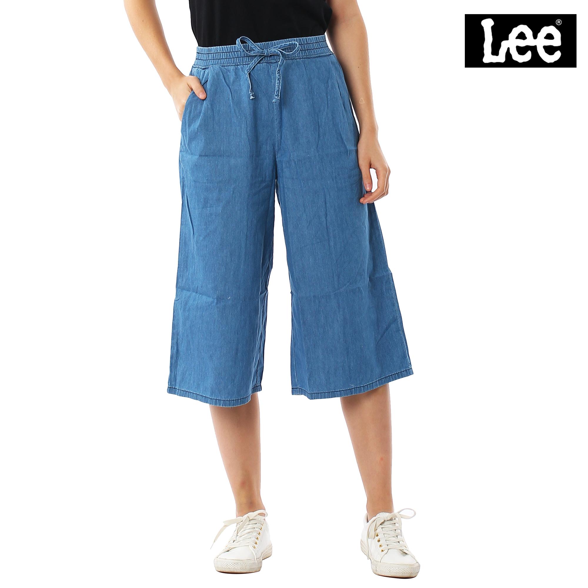 Lee Ladies Chambray Cullotes (Light Washed Blue) Lee Ladies Chambray Cullotes (Light Washed Blue)