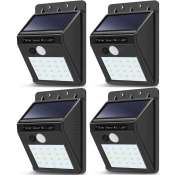 Lst 4-Pack Solar LED Motion Garden Lights - Waterproof