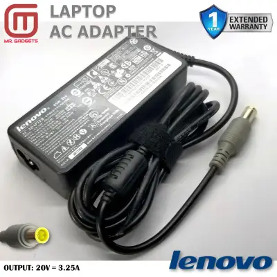 Laptop Charger Adapter for IBM LENOVO ThinkPad T430, X200, Lenovo 3000, Lenovo 40Y7696 (20V 3.25A 65W) 7.9mm x 5.5mm