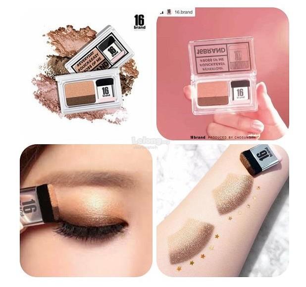 Eye Shadow Kit 16 BRAND Eye Magazine Eye Shadow Quick and Easy Eyeshadow Kit with Brush 2.5g Philippines