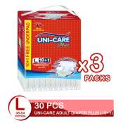 Uni-Care Adult Plus Diaper Large 10's Pack of 3