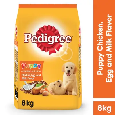 PEDIGREE® Puppy Chicken, Egg & Milk Dry Dog Food (8kg)